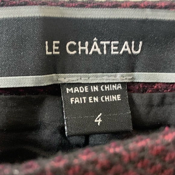 Le Chateau Clueless Mini Skirt Black Purple Plaid Y2K Academia Women’s Small - Picture 9 of 11